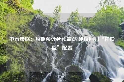 中泰策略：短期预计延续震荡 建议回归“杠铃型”配置