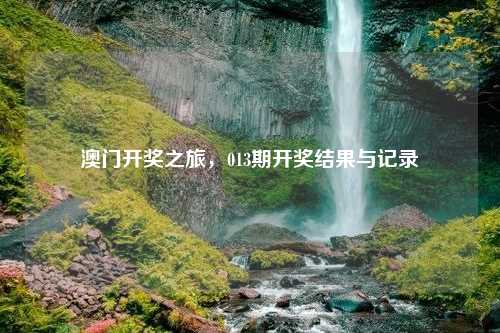 澳门开奖之旅，013期开奖结果与记录